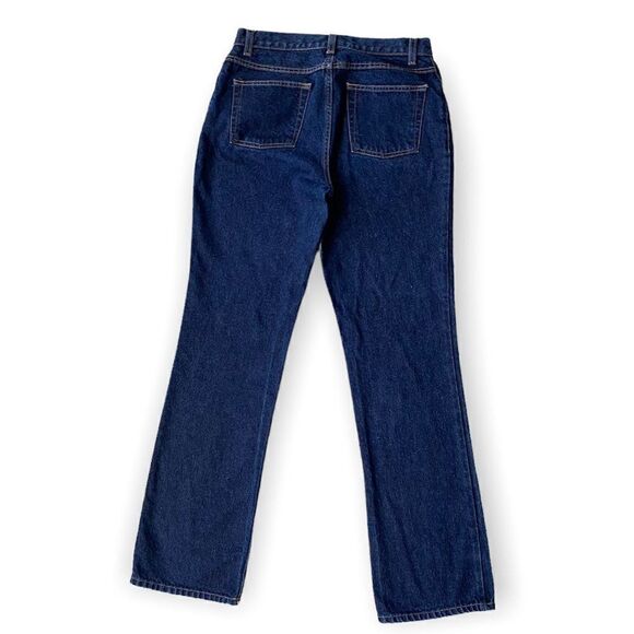 Jeanology Womens Blue Dark Wash Denim Jeans SZ 8 - Picture 2 of 10